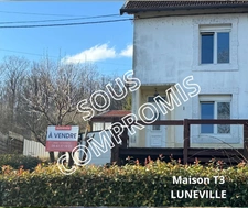 Maison à vendre 3 pièces LUNEVILLE (54)