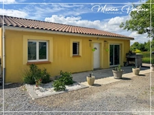 Maison récente de plain-pied avec jardin à proximité de Vic-Fezensac