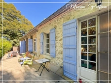 Maison en pierre de plain-pied, au bord de la Baïse