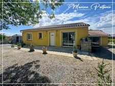 Maison récente de plain-pied avec jardin à proximité de Vic-Fezensac