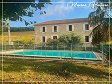 Dpt Gers (32), à vendre CASTERA VERDUZAN JEGUN maison P4 de 200 m² - Terrain de 4 319,00 m² 