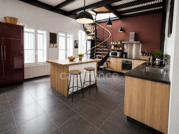 LOFT CONTEMPORAIN 202 m² – QUARTIER BERGÈRES | PORTES DE LA DÉFENSE - TERRASSE 25 m² – PARKING