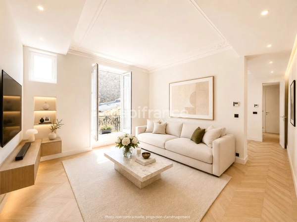 Paris 8e – Arc de Triomphe, Friedland | 2 pièces de 60 m², au charme haussmannien, lumineux et entièrement rénové