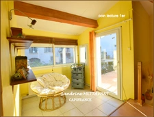Maison de village, terrasses et cour privative à vendre 5 pièces SAINT THIBERY (34)