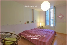 Maison de village, terrasses et cour privative à vendre 5 pièces SAINT THIBERY (34)