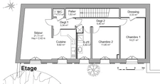 À VENDRE - Maison de ville T4 avec cour intérieure et dépendances – Bourg-Saint-Andéol (07700)