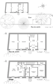 À VENDRE - Maison de ville T4 avec cour intérieure et dépendances – Bourg-Saint-Andéol (07700)