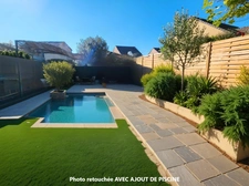 Maison de village bio climatique + grange + cour + jardin