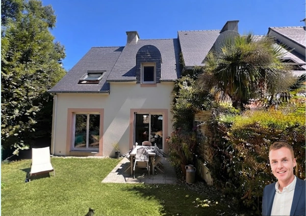 QUIMPER (29) – À VENDRE – Maison 4 pièces de 78 m² habitable et 95 m² utile – Garage – Jardin