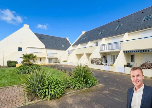 SAINT NIC - vente à 100 m de la plage - appartement T2 bis de 20 m² habitable - Tarasse - Parking privé 
