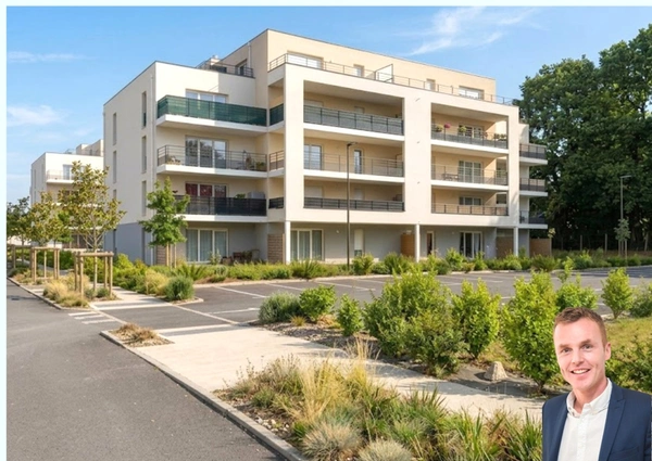 QUIMPER (29) Appartement de type 3 de 64,94 m² habitable - Balcon - 2 places de parking souterrain.