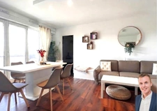 Quimper Ouest - Appartement T4 de 78 m² habitable - 1 loggia - avec vue panoramique sur la rivière de l’Odet - Une terrasse - Cave.