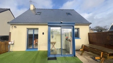 PLOEVEN (29) Maison à vendre 4 pièces de 70 m² habitable et 80 m² utile - Parking - Terrain de 549 m² 