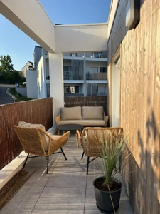 QUIMPER, quartier Kerfeunteun : Appartement meublé à vendre, 2 pièces de 50 m² habitable - Terrasse - Parking souterrain privatif.