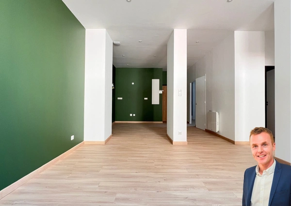 Dpt Finistère (29), à vendre CROZON centre appartement T3 de 63,50 m² Habitable  - Cave