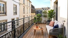 Quimper (29) - Maison centre ville de 75,21 m² habitable - 124 m² utiles - Terrasse - Double garage.
