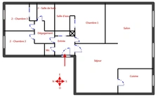Maisons Laffitte Parc - Appartement de 111 m², 5 pièces.