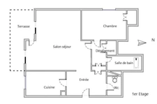 Appartement 3 pièces de 65m2 avec cave et box