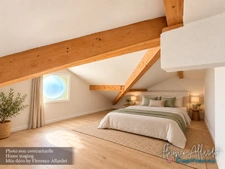 AIX LES BAINS (73) APPARTEMENT D'EXCEPTION 135,60 M² – DERNIER ÉTAGE, TERRASSE, 38 M² DE COMBLES AMÉNAGEABLES ET DOUBLE GARAGE DE 50 M²