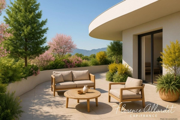 T3 d’exception au 11ᵉ étage avec terrasse – Aix-les-Bains