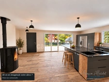  Maison contemporaine 108 m², neuve, vue montagnes CHATEAUNEUF (73)