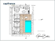A vendre SAINT FRANCOIS un Ensemble de 3 Villas avec piscine