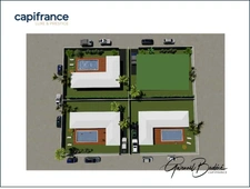 A vendre SAINT FRANCOIS un Ensemble de 3 Villas avec piscine