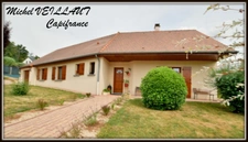 Maison à vendre plain-pied 5 pièces TOULON SUR ALLIER (03), 4 chambres, garage, terrain 1315 m² arboré