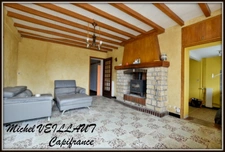 Maison à vendre 3 pièces GANNAY SUR LOIRE (03), deux chambres, terrain 1,43 ha