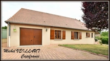 Single-story house for sale in Toulon-sur-Allier (03), 5 rooms, 4 bedrooms, garage, 1315 m² wooded plot
