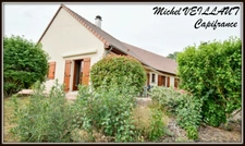 Single-story house for sale in Toulon-sur-Allier (03), 5 rooms, 4 bedrooms, garage, 1315 m² wooded plot
