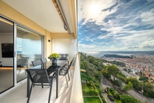3-room apartment for sale in NICE - MONT BORON, TOP FLOOR (06)