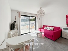 Appartement à vendre 1 pièces BORMES LES MIMOSAS (83), résidence standing, Terrasse sud + PARKING COUVERT + CAVE