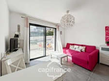 Appartement à vendre 1 pièces BORMES LES MIMOSAS (83), résidence standing, Terrasse sud + PARKING COUVERT + CAVE