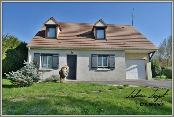 Maison traditionnelle de 2003 à vendre sans travaux à 5min de CHATEAU THIERRY (02) au pied de l’A4- 5 pièces-98 m²- vivable de plain-pied- 4 chambres (1 traversante)-Garage - Cabanon - Terrain 1213m2