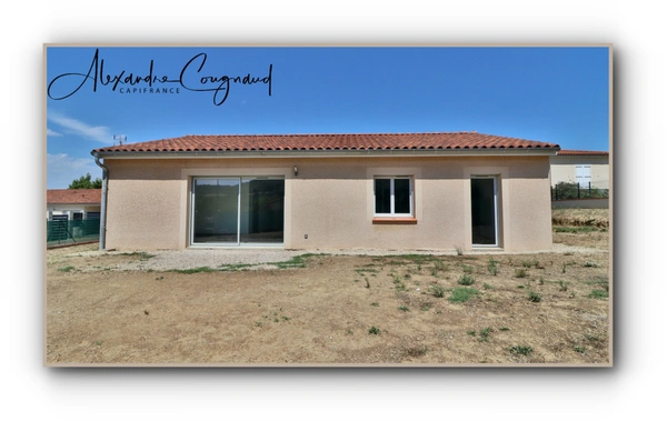 Sorèze (81) - Maison de plain-pied - 91 m², 3 chambres, garage - Terrain 669 m² - Vue Montagne Noire