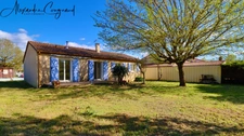 A vendre SAINT GERMAIN DES PRES (81) – Maison de plain-pied, 3 chambres, garage et jardin