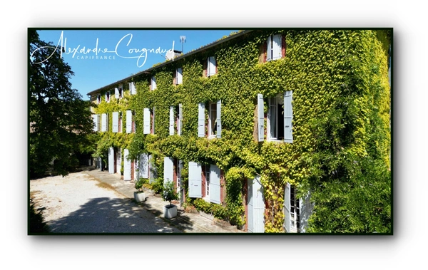 A vendre Roquecourbe (81) — Maison de maître XIXe, 500 m², 10 chambres, parc piscinable 2 271 m² — Aux portes du Sidobre