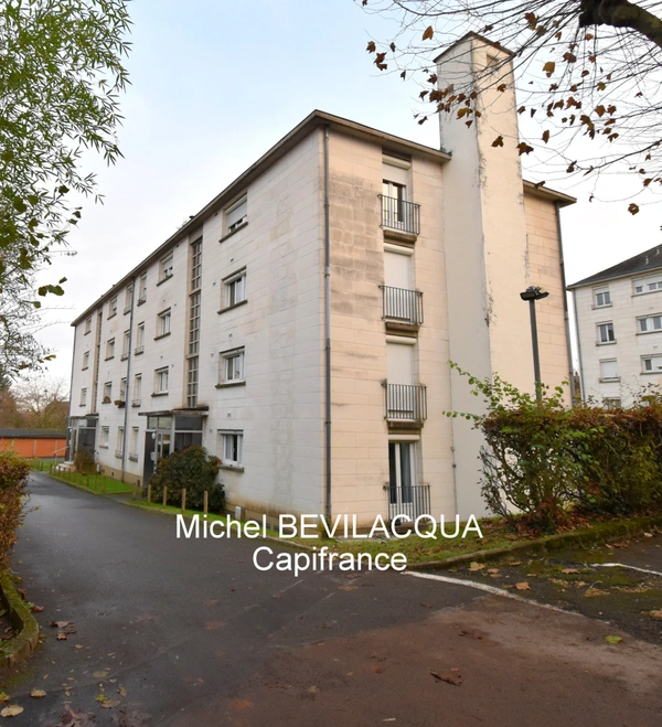 Appartement à vendre 3 pièces, 1 cave et parking NEVERS (58) dans une résidence calme, quartier agréable à saisir !!