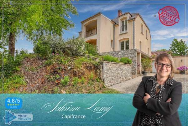 Maison à vendre 8 pièces SEZANNE (51)- 5 chambres - sous-sol total - jardin