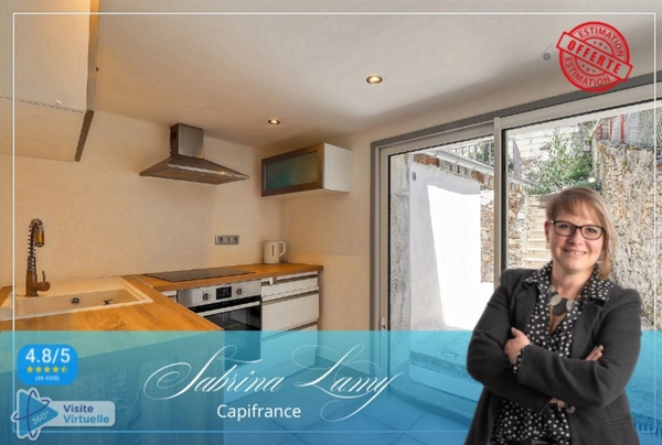 Maison à vendre 3 pièces  (51) Montmirail - 74,42m² avec cour et jardinet - 2 chambres