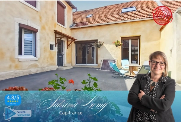 Maison à vendre 7 pièces LE MESNIL SUR OGER (51) - 149m² - Cour - Ancien gîte - Dépendance et Caveau