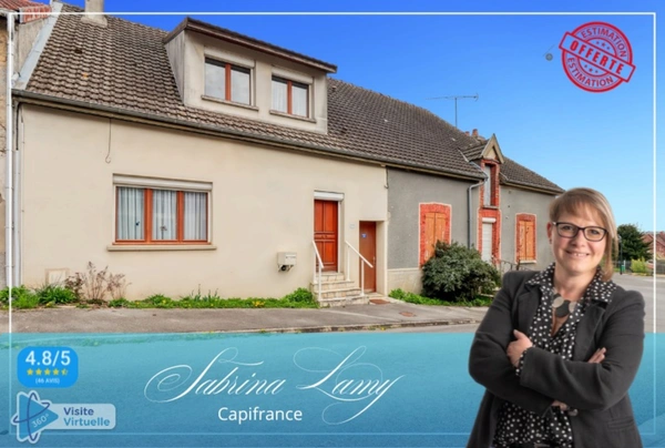 Lot 2 Maisons à vendre 6 pièces -Mareuil en Brie (51)Une Habitable la seconde à Rénover
