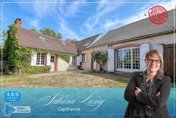 MAISON DE CAMPAGNE DE CARACTÈRE – 201M² – BEAUX VOLUMES – 5 CHAMBRES – TERRAIN 898 M² – FROMENTIÈRES