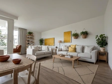 Dpt Gironde (33), à vendre BORDEAUX appartement T2 avec Terrasse aux Jardins d'Arcadie