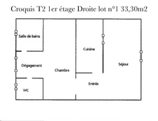 BORDEAUX (33) Quartier St SEURIN / Immeuble avec 5 apts, jardin de 150m2