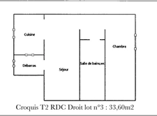 BORDEAUX (33) Quartier St SEURIN / Immeuble avec 5 apts, jardin de 150m2