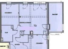 Gironde department (33), for sale in VILLENAVE D'ORNON, 2-bedroom apartment with terrace and two parking spaces 
