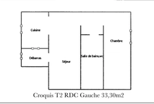 BORDEAUX (33) Quartier St SEURIN / Immeuble avec 5 apts, jardin de 150m2