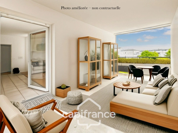 Dpt Gironde (33), à vendre VILLENAVE D'ORNON/ proche Bordeaux/apt T3 avec terrasse et deux places de parking 